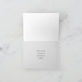 ピンクシェブロンパーソナライズされた折り曲げサンキューカード サンキューカード (内部)