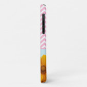 ピンクシェブロン&デイジー Case-Mate iPhoneケース (裏面/左)