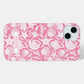 ピンクシェルのオーダーメイド Case-Mate iPhoneケース (裏面 (横))