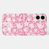 ピンクシェルのパーソナライズデザイン Case-Mate iPhoneケース (裏面 (横))