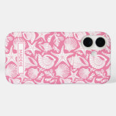 ピンクシェルパーソナライズデザイン Case-Mate iPhoneケース (裏面 (横))
