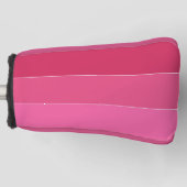 ピンクシェーズオブハワイストライプ州 ゴルフヘッドカバー (正面)