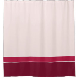 ピンクシェードインストライプ シャワーカーテン