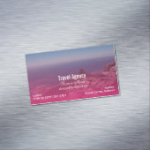 ピンクシェード磁気名刺 マグネット名刺 (インサイチュ)