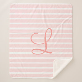 ピンクシェーパーソナライズされたズシェルパブランケット シェルパブランケット