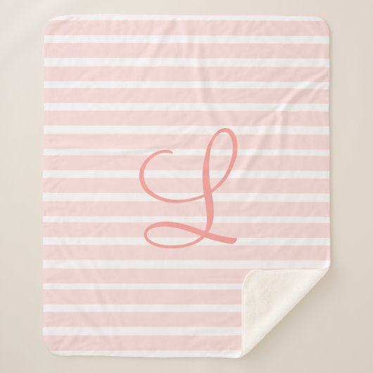 ピンクシェーパーソナライズされたズシェルパブランケット シェルパブランケット (正面)