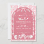 ピンクシエリントリンドベイビーシャワー招待状 招待状 (正面)