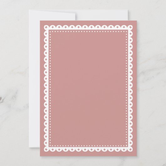 ピンクシエリートリンドタラベーラベビーシャワー 招待状 (裏面)