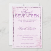 ピンクシエレガントックスイート17 招待状 (正面)