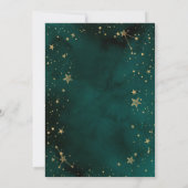 ピンクシチュアルムーンバタフライスターズブライダルシャワー 招待状 (裏面)