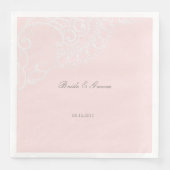 ピンクシックエレガントヴィンテージレ結婚ース (正面)