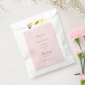 ピンクシックエレガントヴィンテージレ結婚ース フェイバーバッグ (封をした状態)