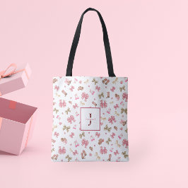 ピンクシックガーリー女性のカーボーイコケットパターンモノグラム クロスボディバッグ