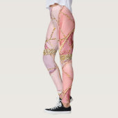 ピンクシックスポーツレギンス レギンス (左)