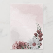 ピンクシナモンバラ白フローラ詳細 エンクロージャーカード (裏面)