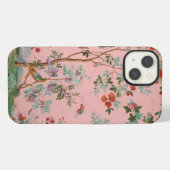 ピンクシノワズリーデザイン iPhoneケース (裏面横)