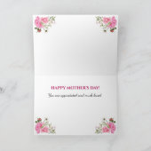 ピンクシフォンバラハッピーマザーズデイ カード (内部)