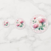 ピンクシフォンバラ コンフェッティ (裏面)