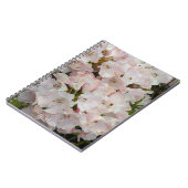 ピンクシャクシャクナゲ開花フローラ ノートブック (左側)