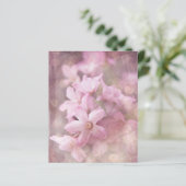 ピンクシャビーの花と《写真》ぼけ味スクラップブックエフェメラ (スタンド正面)