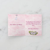 ピンクシャビースタイルベビー 案内状 (内部)