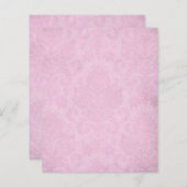 ピンクシャビーダマススクレープブック紙 (正面/裏面)