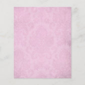 ピンクシャビーダマススクレープブック紙 (裏面)