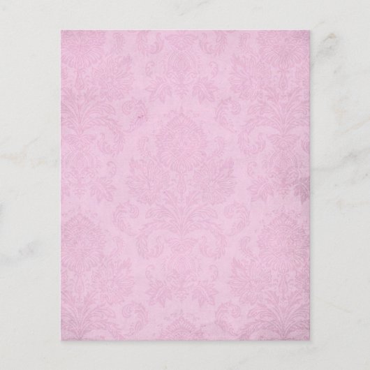 ピンクシャビーダマススクレープブック紙 (正面)