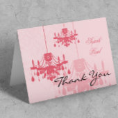 ピンクシャンデリアありがとう サンキューカード