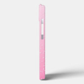 ピンクシャンパンと小さな泡の背景アート Case-Mate iPhoneケース (裏面 / 左)