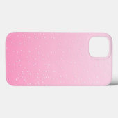 ピンクシャンパンと小さな泡の背景アート Case-Mate iPhoneケース (裏面 (横))