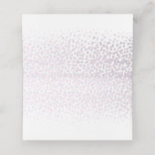 ピンクシャンパングラス結婚ズのゲスト座席表 プレイスカード (内部開封)