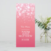 ピンクシャンパン4コースディナーメニュー メニュー (スタンド正面)