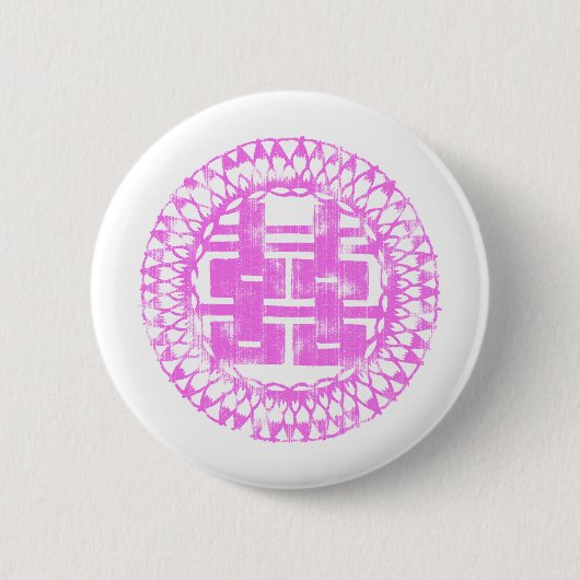 ピンクシュアン習氏 缶バッジ (正面)