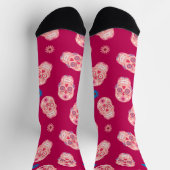 ピンクシュガースカルの死の日 ソックス (上部)