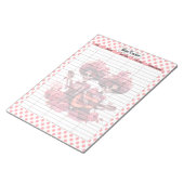 ピンクシュガースカルステップトラッカー ノートパッド (アングル)