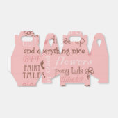 ピンクシュガー&スパイスガールベビーシャワー フェイバーボックス (折り畳みなし)