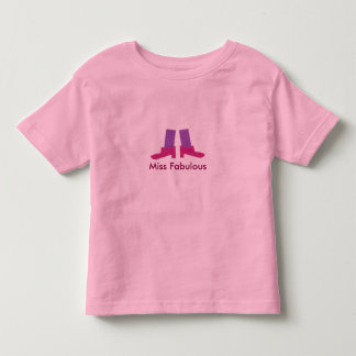 ピンクシューズカスタムティー トドラーTシャツ