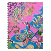 ピンクショア、抽象芸術アート ノートブック (正面)