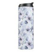 ピンクシルバーグラム抽象芸術サークル タンブラー (回転左)