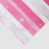 ピンクシルバーグラム抽象芸術ストライプ誕生日 薄葉紙 (詳細)