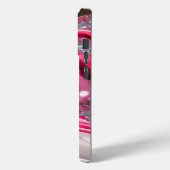 ピンクシルバーグリッターの豪華な背景 Case-Mate iPhoneケース (裏面 / 左)