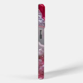 ピンクシルバーグリッターの豪華な背景 Case-Mate iPhoneケース (裏面 / 右)