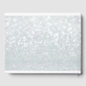 ピンクシルバーグリッタースウィート16カスタムゲストブック ゲストブック (裏面)