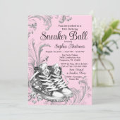 ピンクシルバースニーカー 招待状 (スタンド正面)