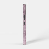 ピンクシルバースパークルリボングラム SAMSUNG GALAXYケース (右側面)