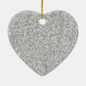 ピンクシルバーゼブラグリッター セラミックオーナメント (裏面)