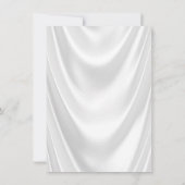 ピンクシルバーハイヒールシューズベビーシャワー招待状 招待状 (裏面)