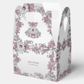 ピンクシルバーホワイトフローラ特典ボックス フェイバーボックス (オープン)