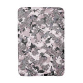 ピンクシルバー&ブラック美しいスピルグラムグロスガーリー バスマット (正面縦)